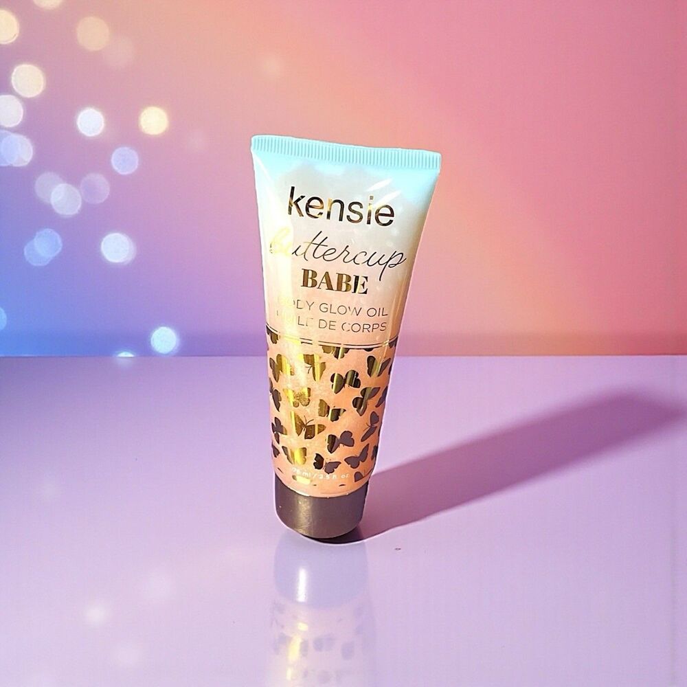 KENSIE BUTTERCUP BABE BODY GLOW OIL 2.5 OZ NWOB & Sealed